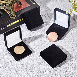 Coffrets cadeaux en velours avec rangement pour badges/bracelets en EVA&nbsp;VBOX-WH0001-03