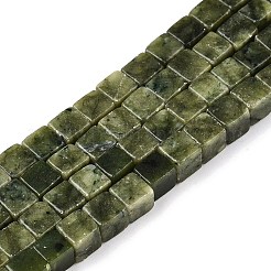 Natur taiwan Jade Perlen Stränge&nbsp;G-T139-6x6-21A