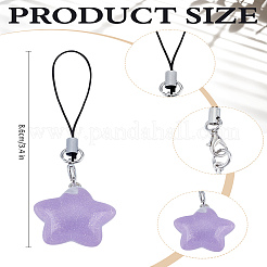 1 pz. cinturini per cellulare in nylon e resina&nbsp;HJEW-LP0001-78