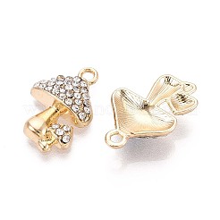 Pendenti con strass in lega di placcatura a cremagliera&nbsp;PALLOY-T091-25A-G