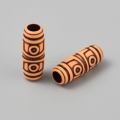 Undurchsichtiges Harz europäische Perlen&nbsp;RESI-WH0041-08C