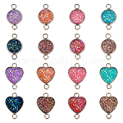 32 Stück 16 Stile 304 Edelstahl-Anschluss-Charms&nbsp;STAS-TA0002-27