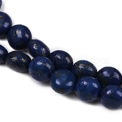 Synthetische Howlith-Imitationsperlen aus Lapislazuli&nbsp;G-S393-12A-8mm