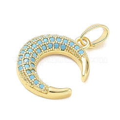 Colgantes de rhinestone de bronce&nbsp;RB-CBACCCF-01G