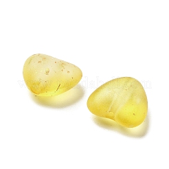 Smerigliato perline acriliche trasparenti&nbsp;X1-OACR-F013-09