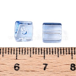 Backfarbe transparente Glasperlen&nbsp;X1-DGLA-N005-01A-03