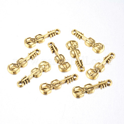 Pendentifs en alliage de style tibétain&nbsp;TIBEP-EA11011YKG-AG-LF