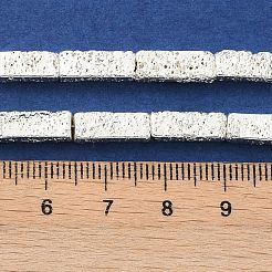 Fili di perline di ematite sintetica non magnetica elettrolitica&nbsp;G-U003-15C