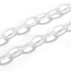 Colliers de chaîne de câble en plastique ABS personnalisés&nbsp;NJEW-JN02850-07