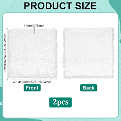 2 Stück Polyester-Plüschstoff&nbsp;AJEW-PH0007-53D