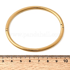 Braccialetti con cerniera in acciaio inossidabile 304 con micro pavé di zirconi cubici per donna&nbsp;BJEW-D408-30G