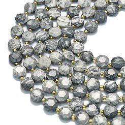 Natürliche Karte Steinperlen Stränge&nbsp;G-C116-A129-01