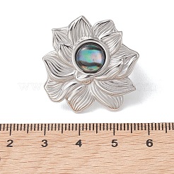 Verstellbare offene Manschettenringe aus Edelstahl 304&nbsp;RJEW-JR01020-02
