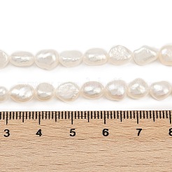 Brins de perles de culture d'eau douce naturelles&nbsp;PEAR-P064-20I-03A