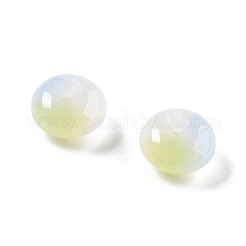 Perle di resina trasparente bicolore&nbsp;RESI-S013-01D