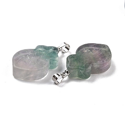 Natürlichen Fluorit Anhänger&nbsp;G-A203-02F-P
