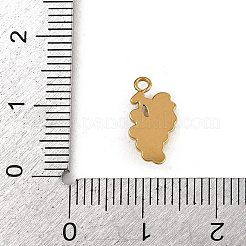 Ciondoli in acciaio inox 304&nbsp;STAS-L298-06G-01