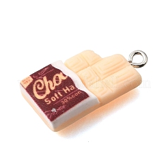 Pendentifs alimentaires imitation résine opaque&nbsp;X-FIND-Z124-06P