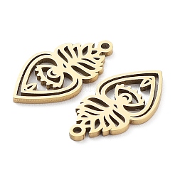 Pendentifs en acier inoxydable chirurgical 316L avec placage ionique (IP)&nbsp;STAS-D046-05G