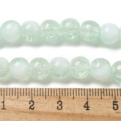 Chapelets de perles en verre craquelé&nbsp;GLAA-U001-8mm-01