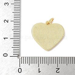 Messing-Pflaster-Anhänger mit Muscheln in Naturweiß&nbsp;KK-S522-05B-G