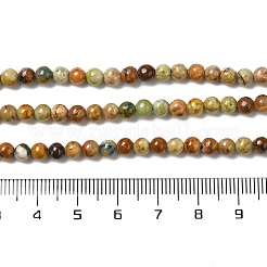 Natürliche gelbe Chrysokoll-Perlenstränge&nbsp;G-H298-A07-01
