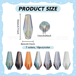 70 Stück 7 Farben&nbsp;EGLA-PH0001-64