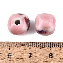 Perles de porcelaine vintage faites à la main&nbsp;PORC-N013-18-17