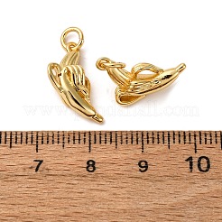Messing Anhänger & Charms&nbsp;KK-O140-17G