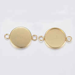 Impostazioni del connettore cabochon in acciaio inossidabile 304&nbsp;X-STAS-F160-47G-06