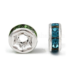 Grado de latón un Diamante de imitación entrepieza de abalorios&nbsp;RB-A014-Z6mm-S