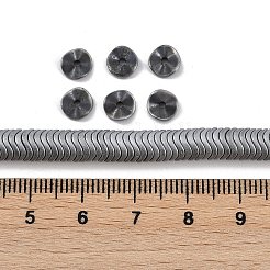 Fili di perline di ematite sintetica non magnetica elettrolitica&nbsp;G-H020-M01-26