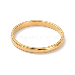 Anello da dito a cupola liscia lucida da 2 mm per ragazze donne&nbsp;LS-RJEW-C012-05C-G