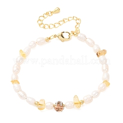 Braccialetti con perle naturali&nbsp;GG-CBA3297-13G-B