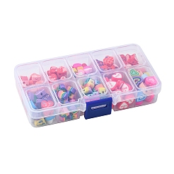 200pcs 10 Arten handgemachte Polymer-Ton-Perlen&nbsp;CLAY-FS0001-29