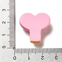 Cabochons décodés en résine opaque sur le thème de la Saint-Valentin&nbsp;RESI-G092-01G