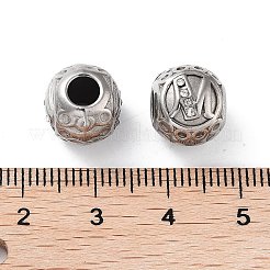 Perles européennes en strass en acier inoxydable 304&nbsp;STAS-A092-10M-P