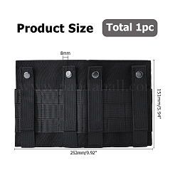 Pannello tattico in nylon con gancio e passante molle&nbsp;DIY-WH0698-036A