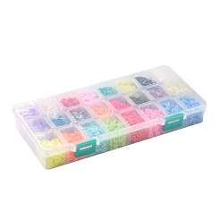 240g 24 colores cuentas de arcilla polimérica hechas a mano&nbsp;CLAY-JP0001-10-6mm