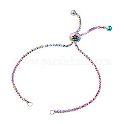 Edelstahl Slider Armband / Bolo Armband Herstellung&nbsp;MAK-CJ0002-02