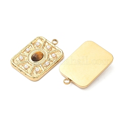 Facettierte natürliche Tigerauge Anhänger&nbsp;STAS-C134-26G