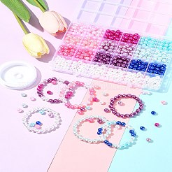 DIY-Sets zum Herstellen von Stretch-Armbändern/Halsketten&nbsp;DIY-FS0008-84