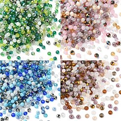 1000 pièces 10 couleurs galvanoplastie perles de verre transparentes&nbsp;EGLA-YW0005-72A