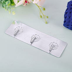 Perchas de pared acrílicas autoadhesivas&nbsp;AJEW-TADJ0001-09A-01
