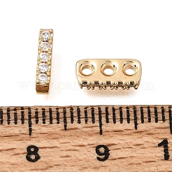 Maglie multifilamento in ottone con micro pavé di zirconi trasparenti&nbsp;KK-N290-19G