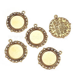 Pendente basi in lega zinco per cabochon e strass&nbsp;X-PALLOY-A15290-AG-FF