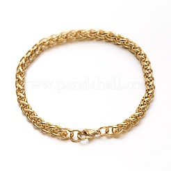 Set di gioielli con catena a grano in acciaio inossidabile 304 per uomo&nbsp;SJEW-O032-04G