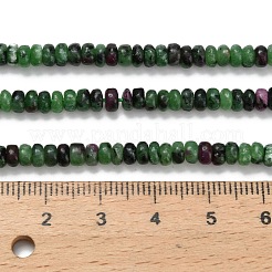 Natürliche Rubin in Zoisit Perlen Stränge&nbsp;G-Z110-B41-2x4mm