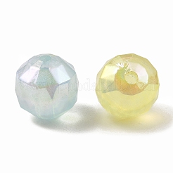 Perline acriliche trasparenti con placcatura uv&nbsp;SACR-A002-06