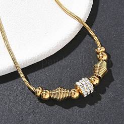 Armbänder aus Polymer-Ton im europäischen Stil und 201 Perlen aus Edelstahl&nbsp;BJEW-G765-02G